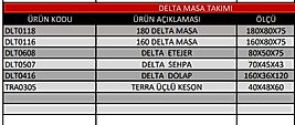 Delta Masa Takımı
